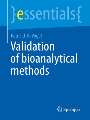 cover image of Validation of Bioanalytical Methods